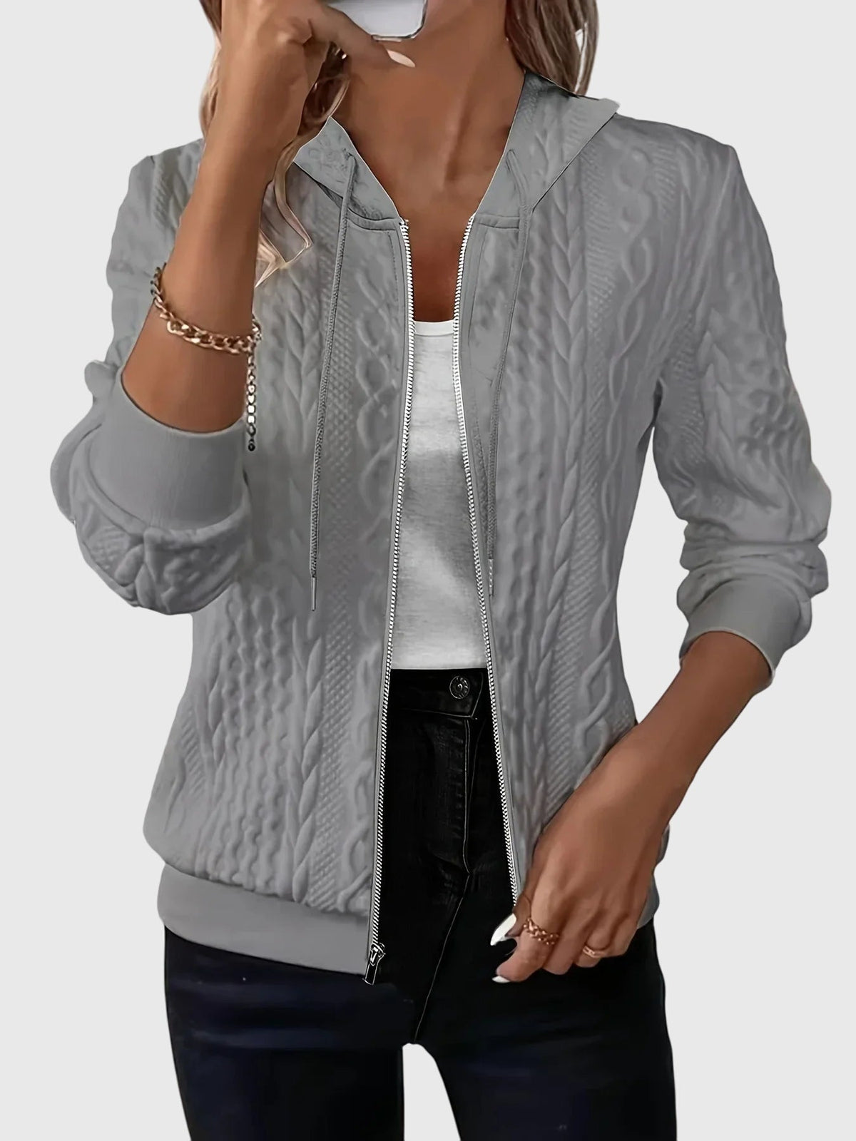 Women's Zipper Hoodie – Casual, Everyday Wear