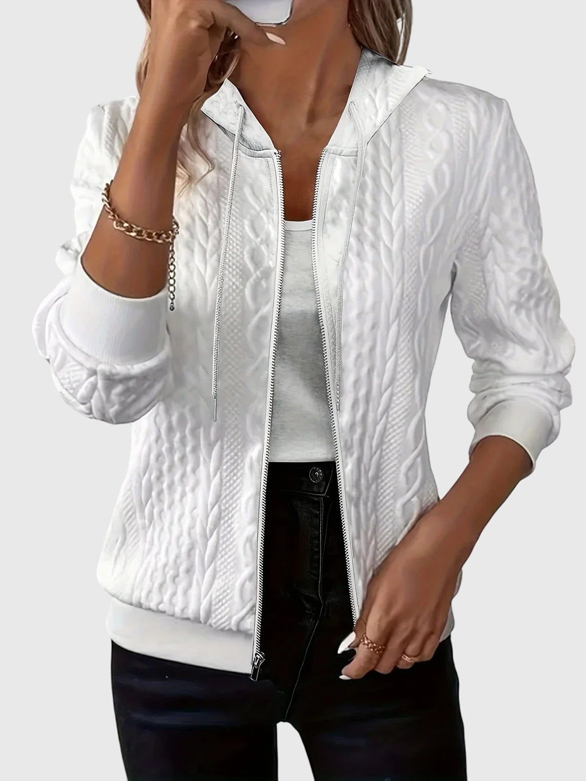 Women's Zipper Hoodie – Casual, Everyday Wear