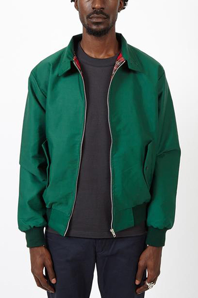 Harrington Jacket Men's Navy with Tartan Lining – Casual, Office