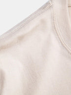 100% Cotton Long Sleeve Arc Hem T-Shirt for Everyday Wear