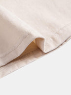 100% Cotton Long Sleeve Arc Hem T-Shirt for Everyday Wear