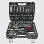 108-Piece Ratchet Wrench Set Made of Chrome Vanadium – TorqueMaster