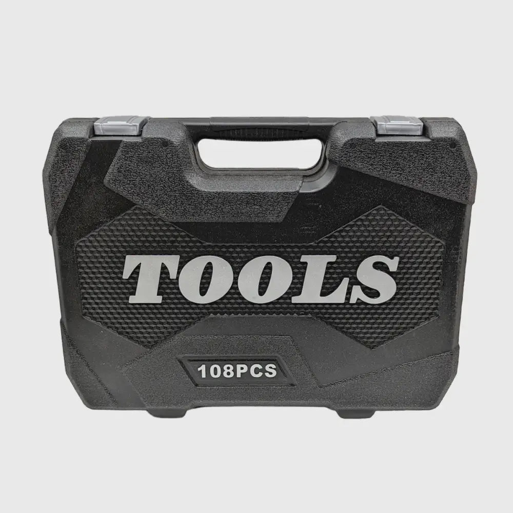 108-Piece Ratchet Wrench Set Made of Chrome Vanadium – TorqueMaster