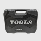 108-Piece Ratchet Wrench Set Made of Chrome Vanadium – TorqueMaster