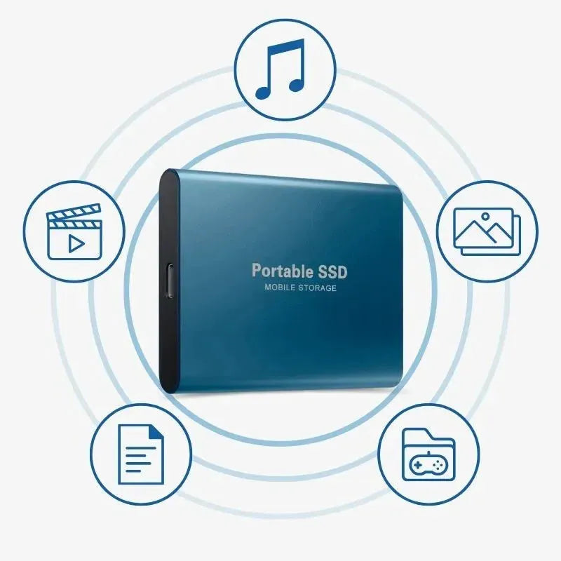 128GB Ultra Fast External SSD – Gaming, Travel