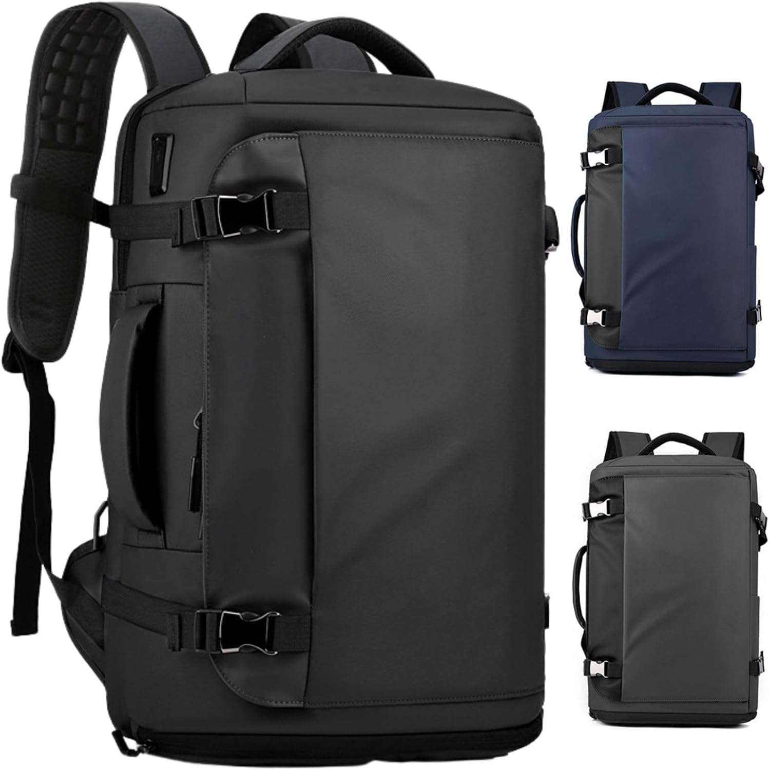 15” Waterproof Laptop Backpack with USB-C Port – Travel, Home Office