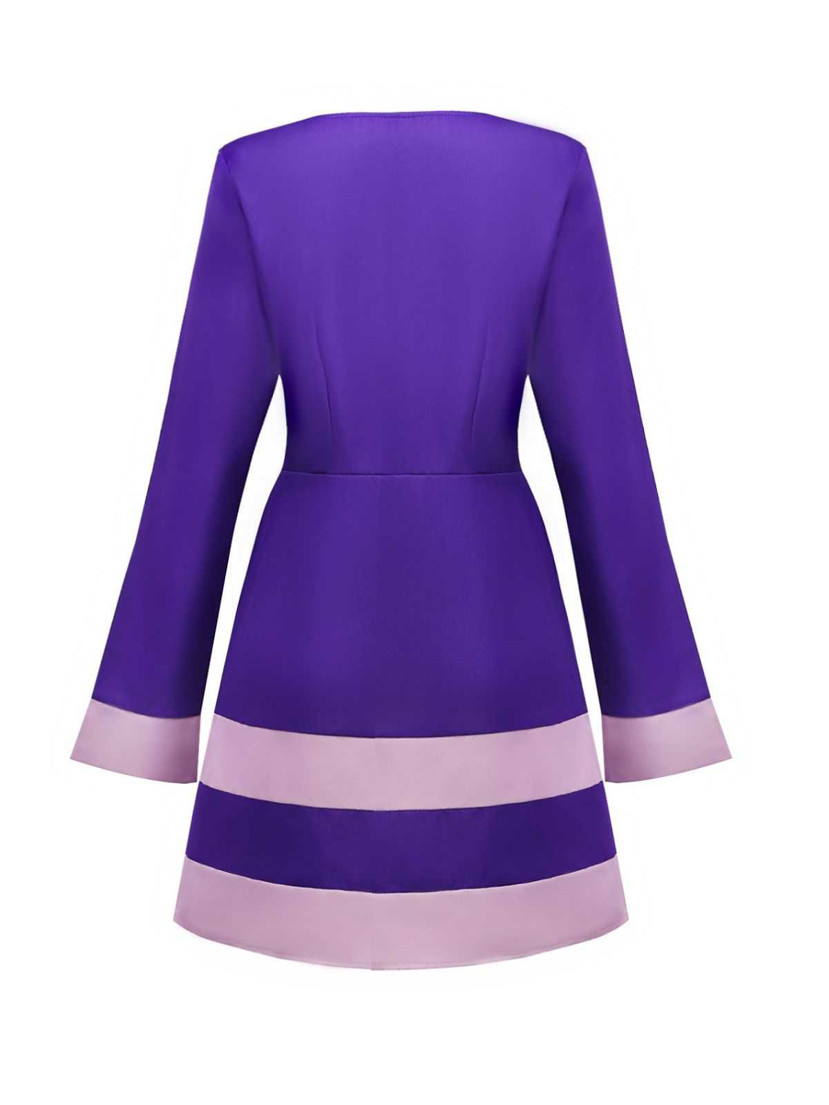 1960s Inspired Purple Dress – Casual Wear, Vintage Style