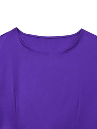 1960s Inspired Purple Dress – Casual Wear, Vintage Style