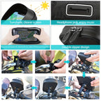 Waterproof Phone Holder for Bicycle and Motorcycle – Handlebar Bag with 360° Rotation