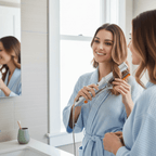 2-in-1 Rotating Hair Brush for Styling & Smoothing – Daily Care, Travel