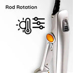 2-in-1 Rotating Hair Brush for Styling & Smoothing – Daily Care, Travel