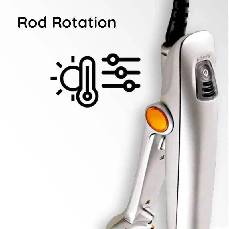 2-in-1 Rotating Hair Brush for Styling & Smoothing – Daily Care, Travel
