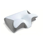 2-in-1 Viscoelastic Neck Support Pillow with Ergonomic Design – Sleep, Travel