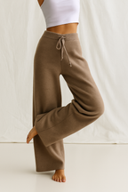 Knit Wide Leg Trousers for Women UK – Workwear Smart Casual & Holiday Wear