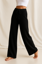 Knit Wide Leg Trousers for Women UK – Workwear Smart Casual & Holiday Wear