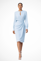 Long Sleeve Midi Dress for Women UK – Cocktail Dress & Evening Formal Wear