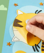 3D Animal Sticker Set – Fantasy Flora, Creative Decor, Kids' Crafts