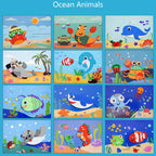 3D Animal Sticker Set – Fantasy Flora, Creative Decor, Kids' Crafts