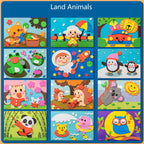 3D Animal Sticker Set – Fantasy Flora, Creative Decor, Kids' Crafts