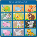 3D Animal Sticker Set – Fantasy Flora, Creative Decor, Kids' Crafts