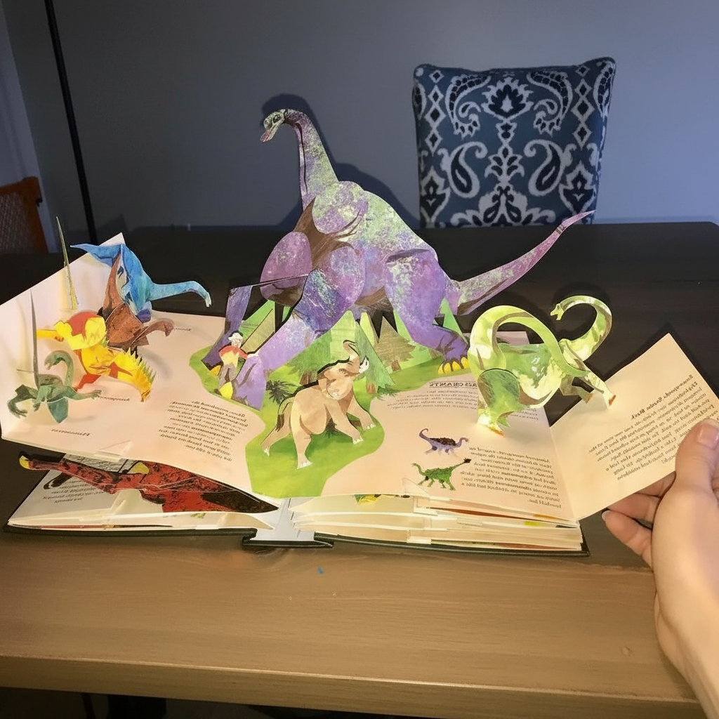 3D Pop-up Book Dinosaurs – Educational, Gift for Kids