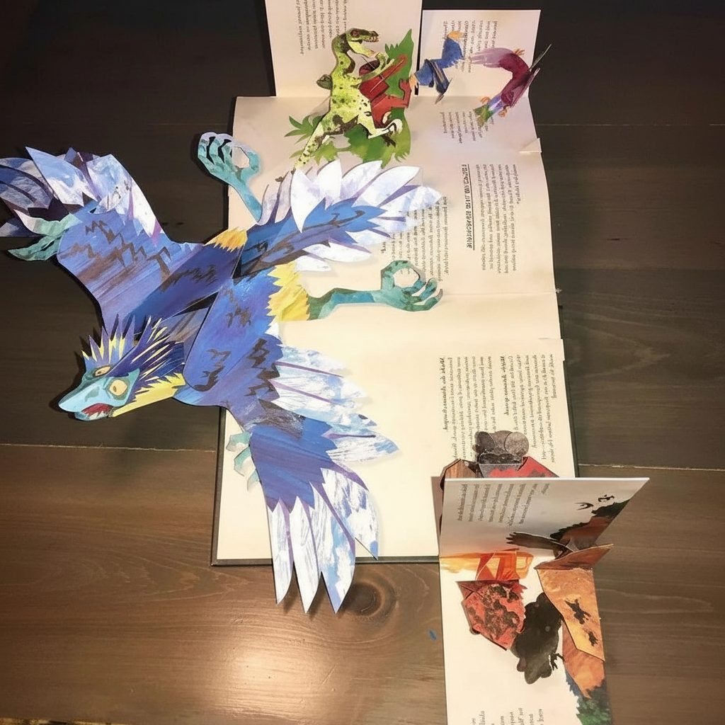 3D Pop-up Book Dinosaurs – Educational, Gift for Kids