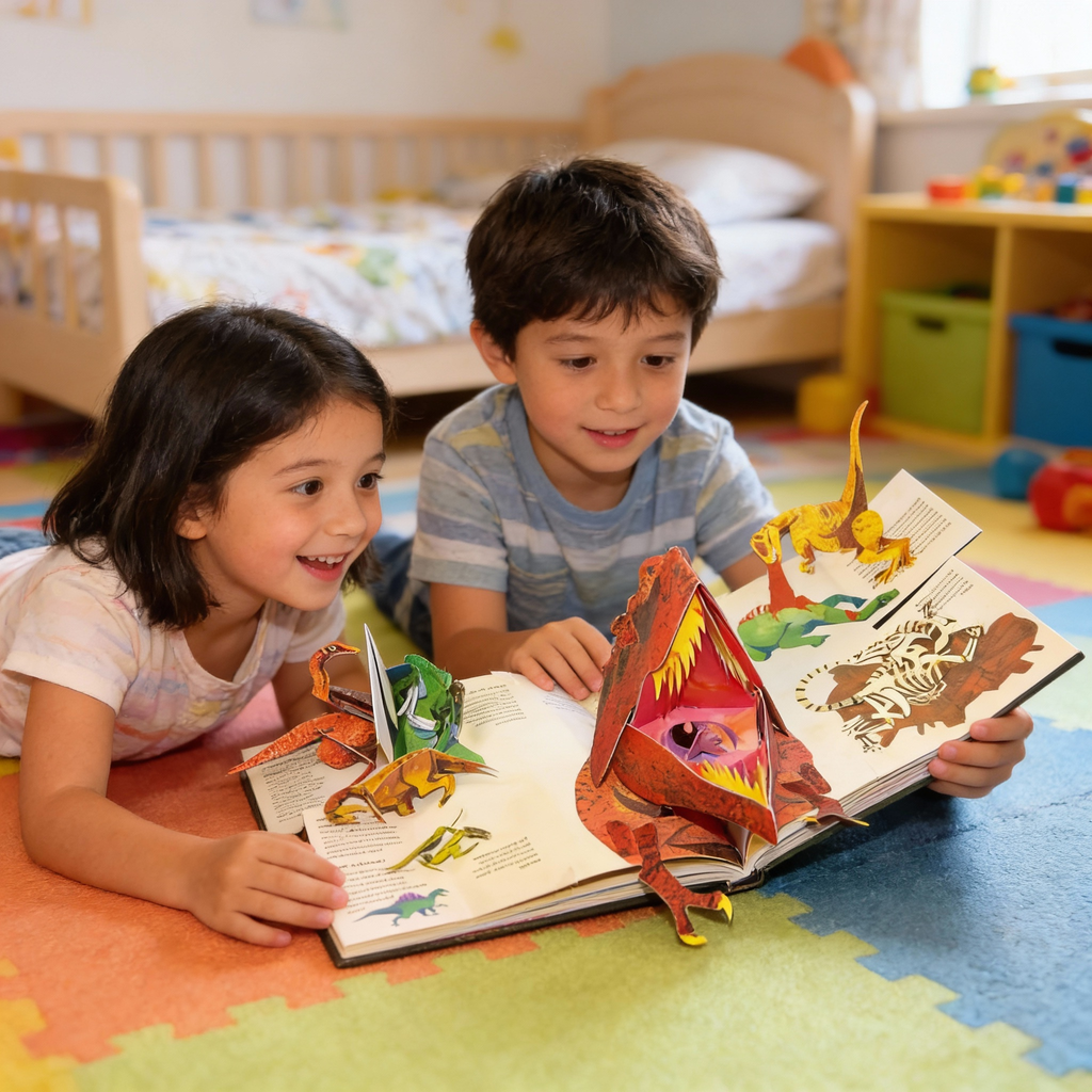 3D Pop-up Book Dinosaurs – Educational, Gift for Kids