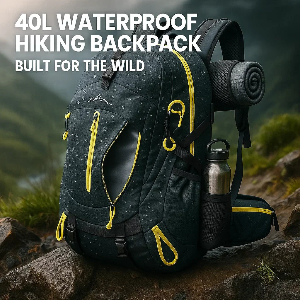 40L Waterproof Hiking Backpack – Outdoor Adventures, Travel