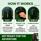 40L Waterproof Hiking Backpack – Outdoor Adventures, Travel