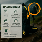 40L Waterproof Hiking Backpack – Outdoor Adventures, Travel