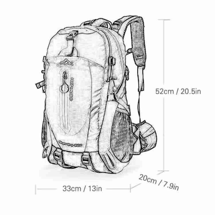 40L Waterproof Hiking Backpack – Outdoor Adventures, Travel