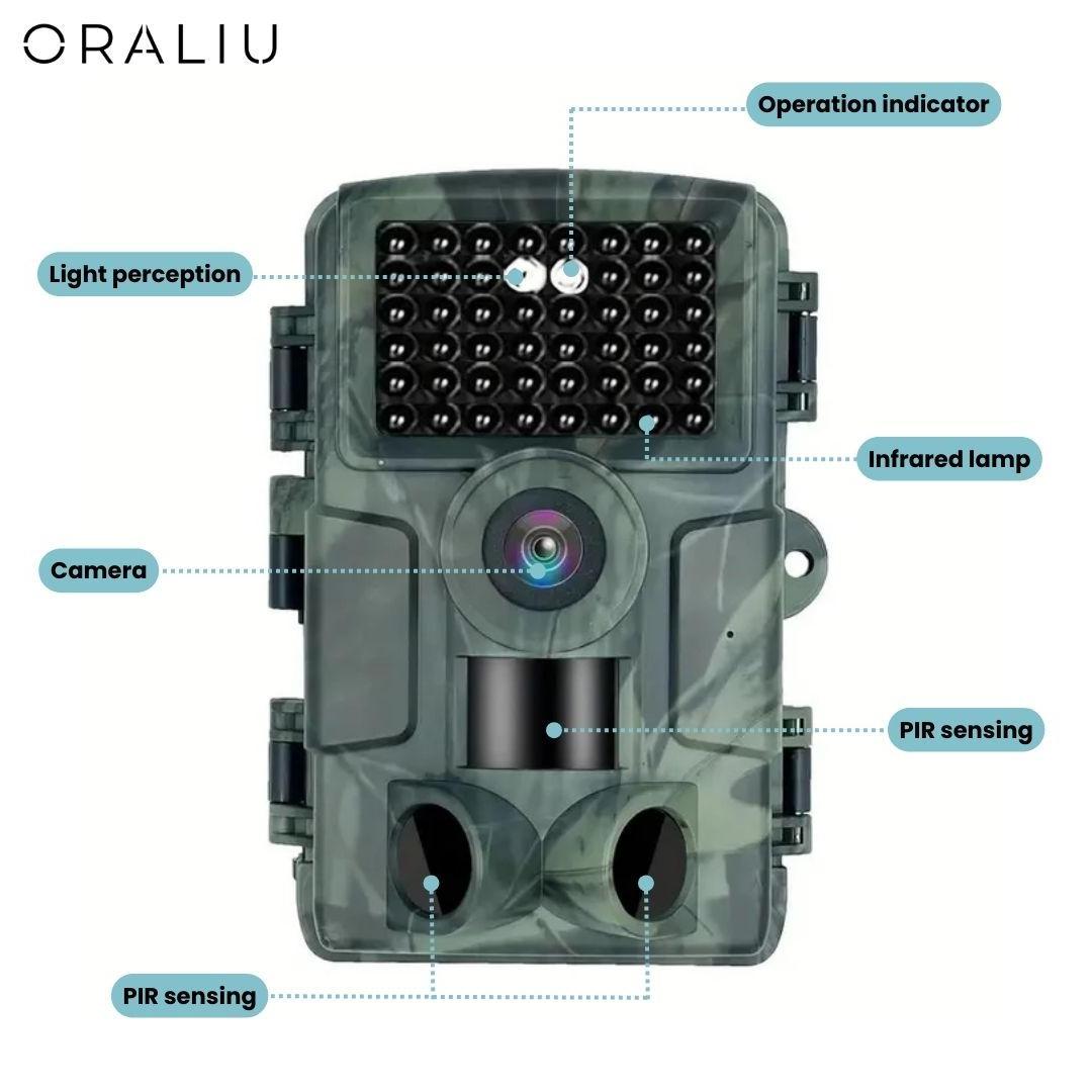 4K Ultra HD Wildlife Camera 60MP with App Control – Nature Observation, Outdoor Adventures