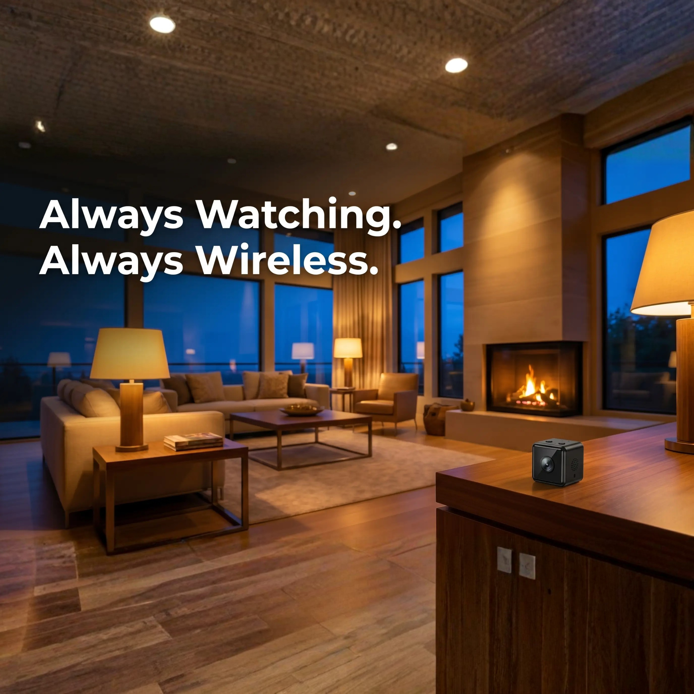 Wireless WiFi Security Camera 1080P – Indoor/Outdoor Surveillance, App-Controlled