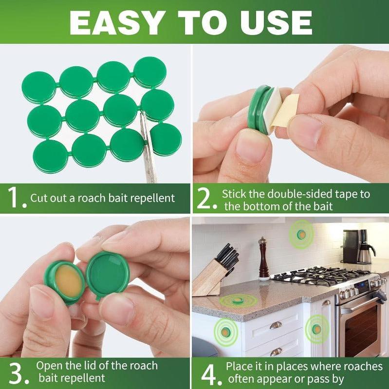 Roach Bait Discs | Child & Pet-Safe – Pest Control, Home Protection