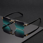 Rimless Square Glasses for Men – Stylish Comfort, Everyday Wear