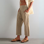 Wide Leg Pants for Women - Comfortable Cotton Blend - Casual Weekend Wear
