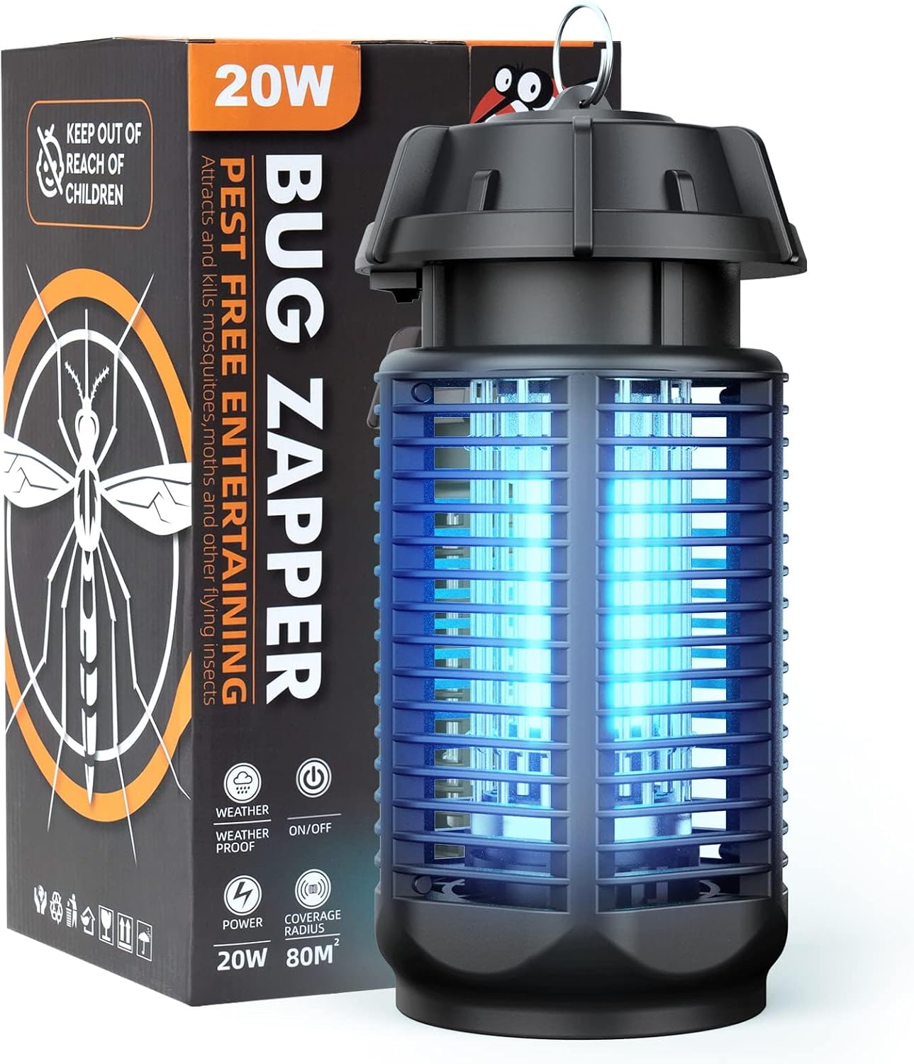 Electric Insect Killer 20W UV Light 4200V Grid – Home, Outdoor