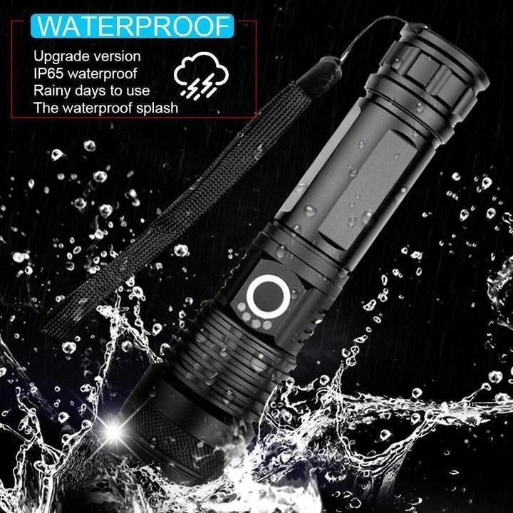 90000 Lumens Xhp50.2 Flashlight – Outdoor, Emergency Use
