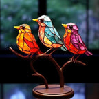 Acrylic Birds on Branch Desktop Ornaments – Decoration, Gift