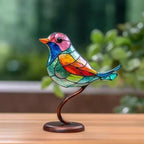 Acrylic Birds on Branch Desktop Ornaments – Decoration, Gift