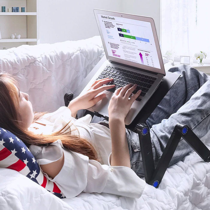 Adjustable Ergonomic Laptop Stand for Home & Office Use