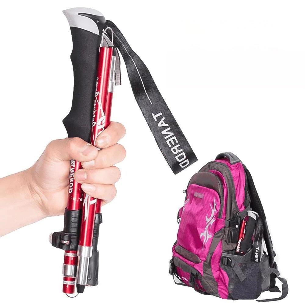 Adjustable Trekking Poles – Lightweight, Foldable – Hiking, Walking