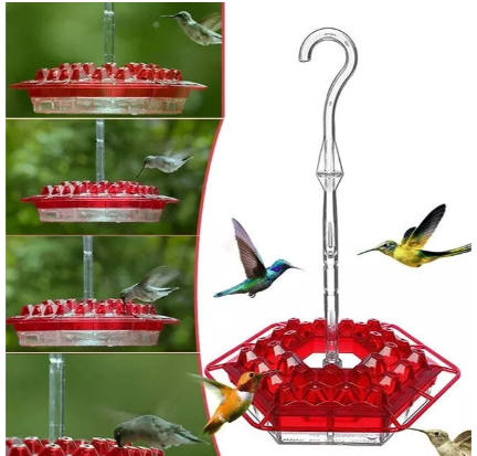 Ant Proof Hummingbird Feeder – Outdoor Hanging Perch, Garden Decor