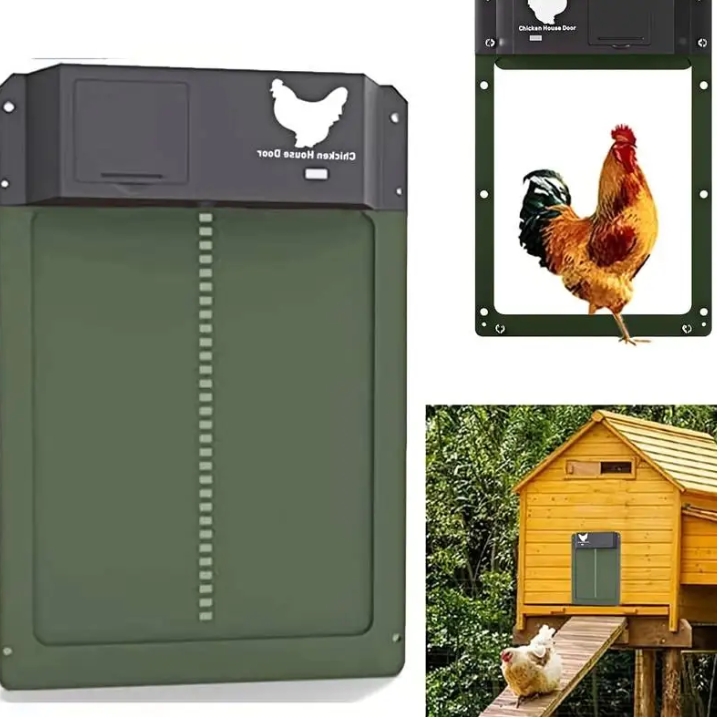 Automatic Chicken Coop Door System with Solar/Battery Options – Garden, Outdoor