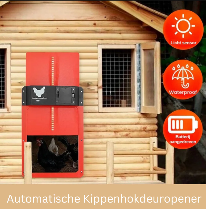 Automatic Chicken Coop Door System with Solar/Battery Options – Garden, Outdoor