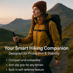 Automatic Self Defense Walking Stick – Hiking, Urban Safety