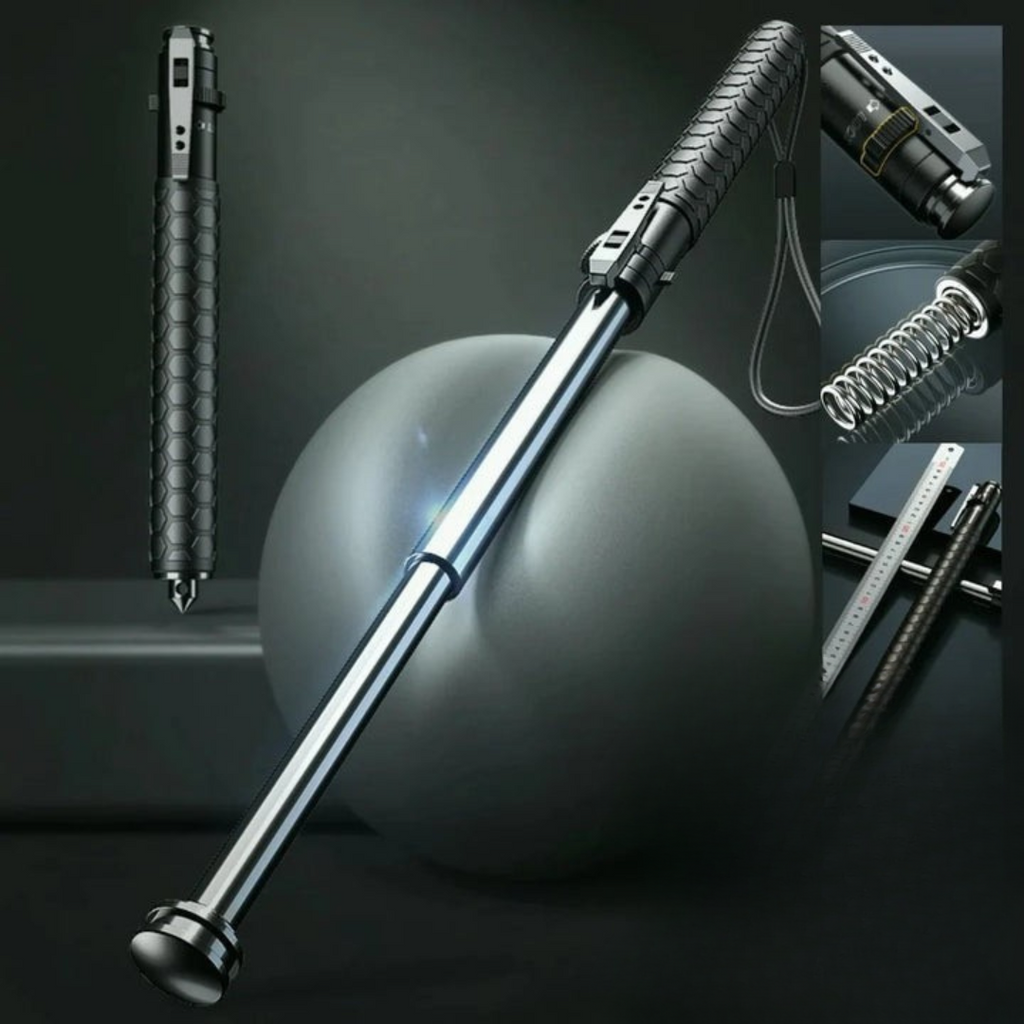 Automatic Self Defense Walking Stick – Hiking, Urban Safety