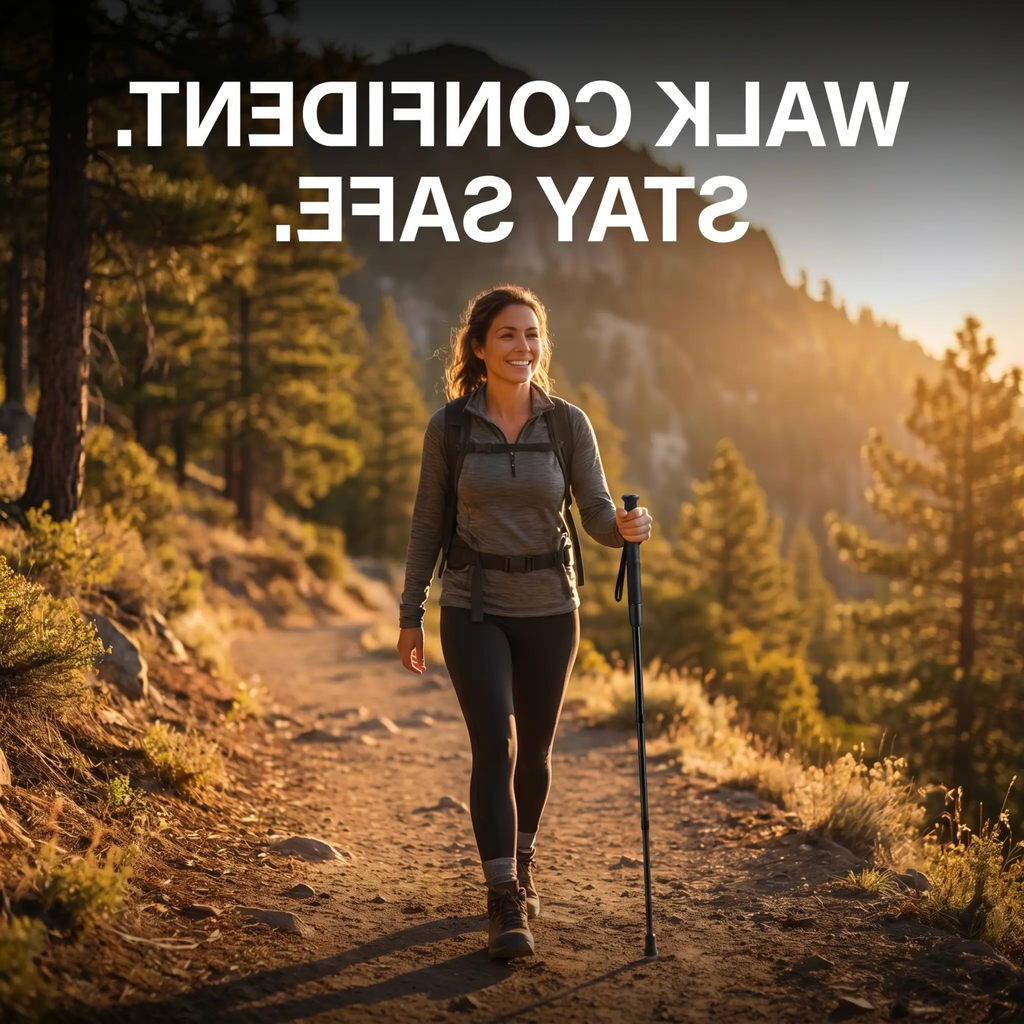 Automatic Self Defense Walking Stick with Stability Support – Safety, Mobility