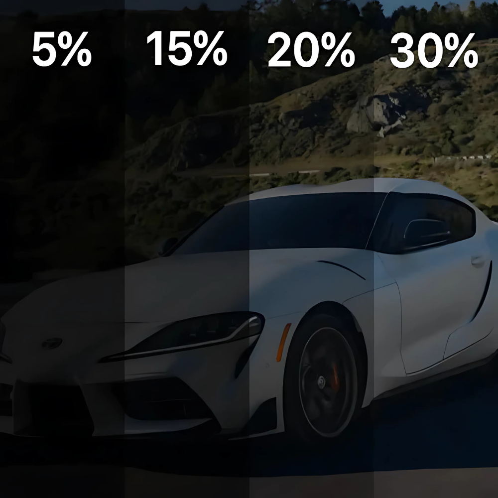 Automotive Window Tint Film | UV & Heat Protection | Easy Application – Privacy, Comfort