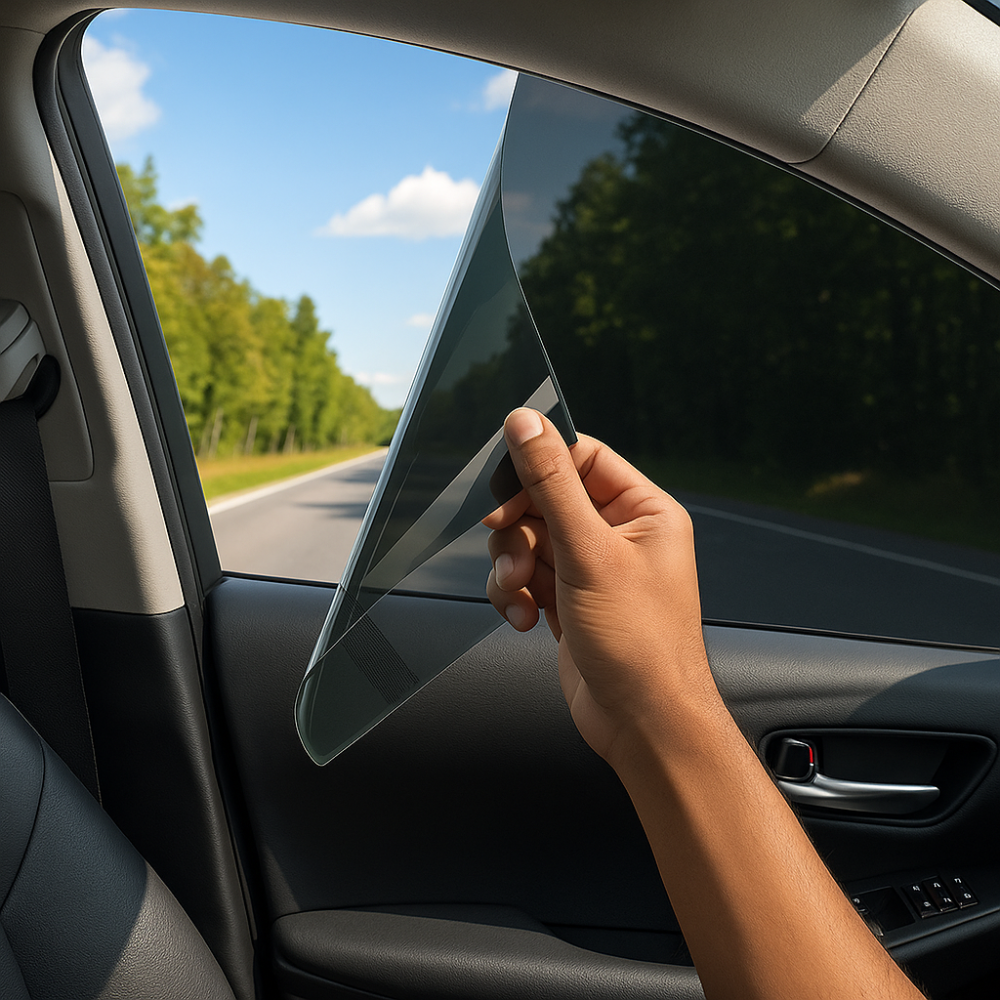 Automotive Window Tint Film | UV & Heat Protection | Easy Application – Privacy, Comfort